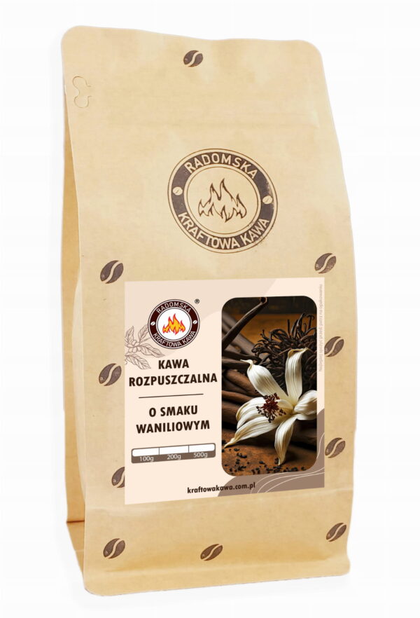 Kawa rozpuszczalna Waniliowa 100g-500g