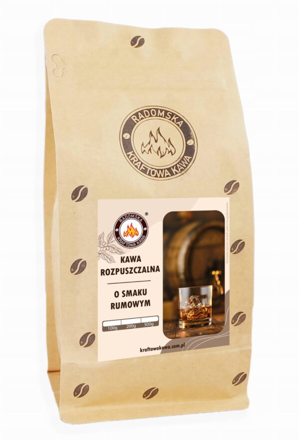 Kawa rozpuszczalna Rumowa 100g-500g