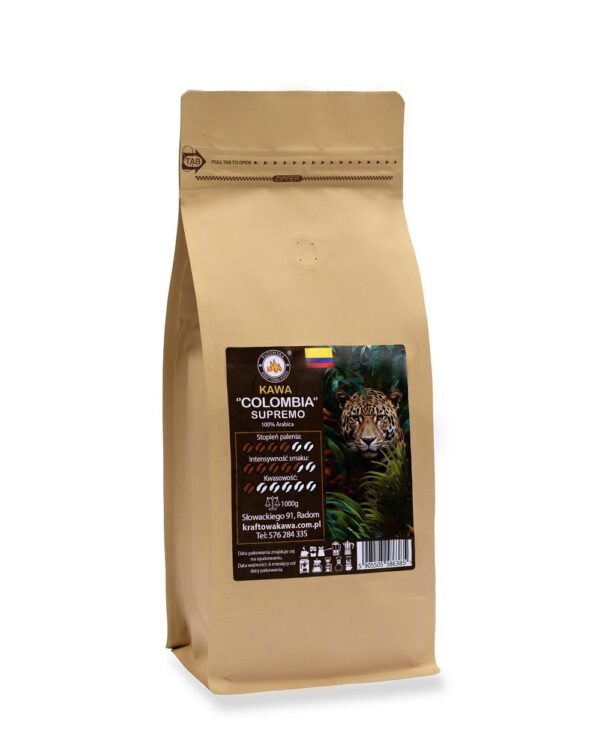 Kawa awa Colombia Supremo 250g-5000g Medellin Arabica 100%