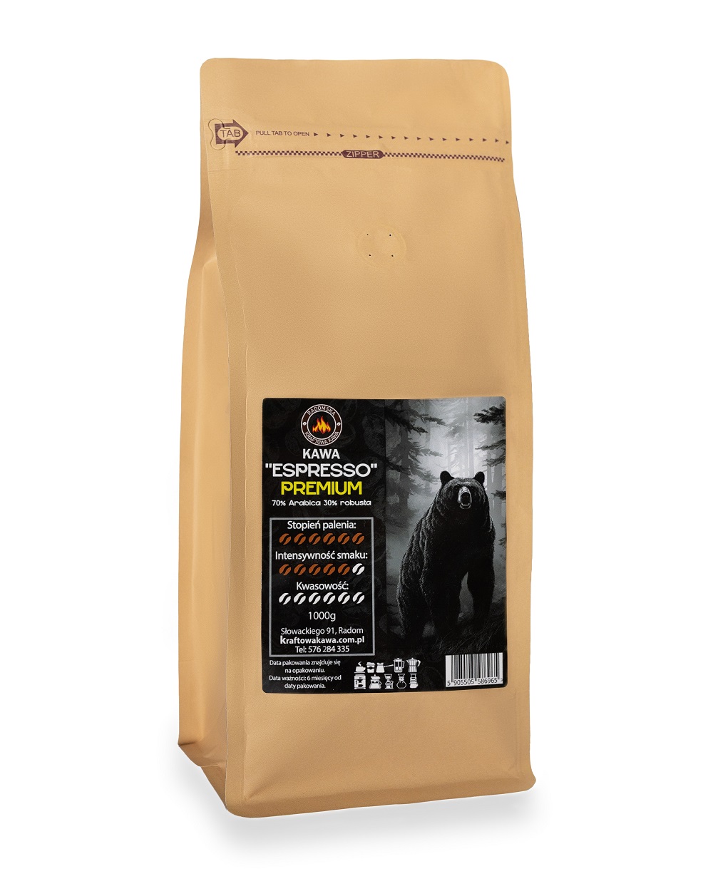 Kawa Espresso Premium 250g-5000g